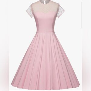 Pink Princess 50s dress